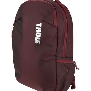 Thule maroon Subterra laptop backpack